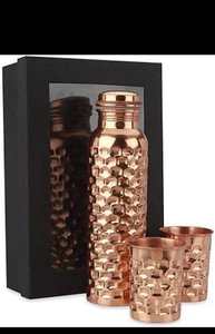 Juego de botellas de agua de cobre, accesorios de cocina, personalizado, único, increíble, mejor calidad - Product Image 6