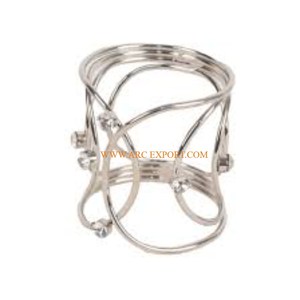 Servilletero de decoración de artículos de mesa de latón de metal de forma cuadrada, servilletero de calidad superior, tamaño personalizado, artículos de mesa, anillo de sujeción de tejido de metal - Product Image 6