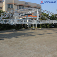 Estructura de Truss de Alta Calidad para Escenarios al Aire Libre, Sistemas de Soporte para Exhibiciones, Truss de Aluminio