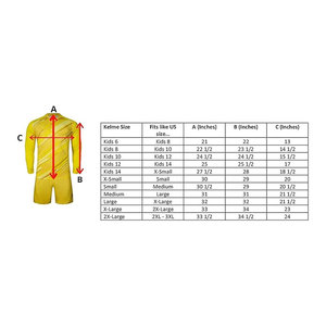 Camisetas de Portero Personalizadas con Logotipo de Equipo de Fútbol, Conjunto de Pantalones Cortos, Impermeables, Protección UV, Transpirables, 100% Poliéster - Product Image 5