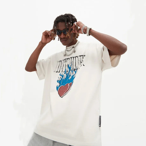 T-shirts en coton personnalisés respirants confortables grande taille pour hommes 100% T Shirt en jersey de coton promotionnel - Product Image 6