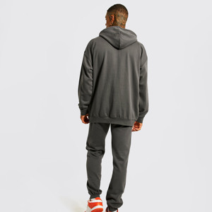 ชุดวอร์มแขนยาวคอเสื้อมีฮู้ดสำหรับผู้ชายดีไซน์ลายพิมพ์สกรีนแบบสั่งตัดมาใหม่ฤดูหนาว - Product Image 4