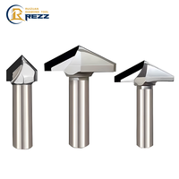 PCD diamant routeur peu pcd cnc outil de sculpture diamant routeur bits pour machine de gravure CNC centre d'usinage