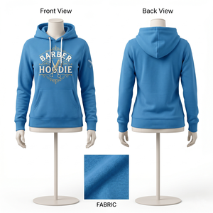 Sweat à capuche unisexe pour femmes et hommes, 320 GSM, coton, polyester, polaire, bleu ciel, broderie personnalisée, impression à l'écran, impression en relief, logo - Product Image 1