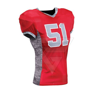 Camisetas de Fútbol Americano de Alta Calidad Fabricadas en Fábrica Profesional, Nombre del Equipo Personalizado, Transpirables, Opciones de Tallas Grandes - Product Image 3