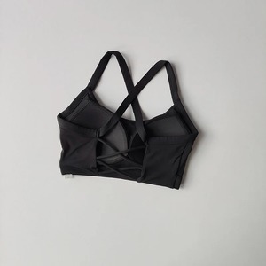 Sujetador deportivo transpirable a prueba de golpes ecológico para mujer precio al por mayor personalizado Top Runni Fitness estampado con logotipo frontal Digital - Product Image 4