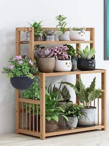 Étagères de rangement rectangulaires modernes en os de buffle, faites à la main, durables, pour cadres photo, plantes d'intérieur et présentoirs de pots de fleurs - Vente en gros - Product Image 4