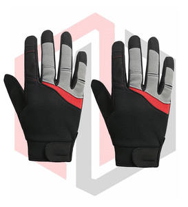 ถุงมือนิรภัยทำจากหนัง PU ส่วนประกอบโพลีเอสเตอร์กันลื่นขนาด13นิ้วสำหรับงานอุตสาหกรรมใช้ในสวน - Product Image 3