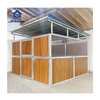 Kit de panneaux d'écurie pour chevaux en bambou tressé portable facile à installer