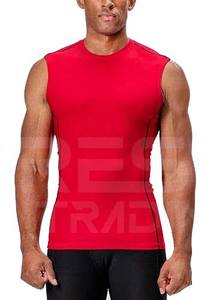 2025 adulte hommes coton/fibre de bambou T-Shirts motif solide cou Compression séchage rapide respirant à manches courtes personnalisable haut - Product Image 4