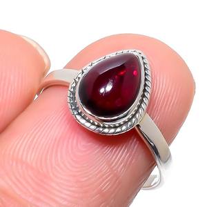 Anillo de piedras preciosas de turmalina de Plata de Ley 925 de tendencia, joyería hecha a mano, anillo de estilo bohemio de plata, joyería para mujer, regalo para niñas - Product Image 2