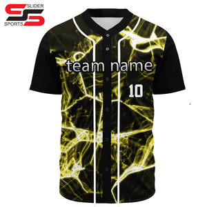 Kit de uniforme de softbol personalizado al por mayor, camiseta de béisbol, uniforme de béisbol, pantalones, sublimación impresa, camisa y pantalón de softbol con botones - Product Image 4