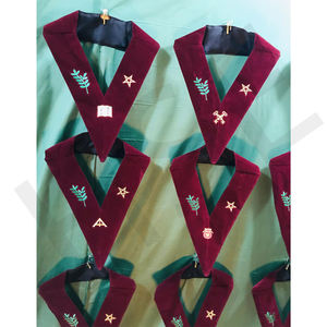 Conjunto de 9 Collares de Oficial de la Lója de Perfección de 14.º Grado, Regalia Masónica - HSE - Product Image 4