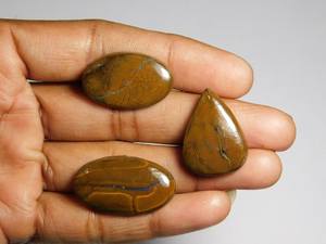 3pcs Boulder Opal Cabochons Natural Precious Gemstone Lot for Jewelry Making 68Cts - Product Image 6