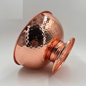 Tazón de cobre de alta calidad personalizado al por mayor, accesorios de metal usados de lujo para el hogar, características sostenibles para uso en bar - Product Image 3