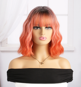 วิกผมบ๊อ<span class=keywords><strong>บ</strong></span>ยาวไหล่สีบรอนซ์สีม่วงแดงมีสายรัดสำหรับผู้หญิง<span class=keywords><strong>ผม</strong></span>สังเคราะห์<span class=keywords><strong>ผม</strong></span><span class=keywords><strong>บ</strong></span>๊อ<span class=keywords><strong>บ</strong></span>ใหญ่ - Product Image 5