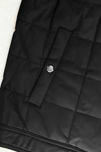 Veste d'automne chaude matelassée coupe-vent à col montant, respirante, anti-rétrécissement, personnalisable, fermeture éclair sur le devant pour hommes - Product Image 3