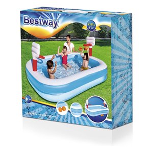 Piscina Infantil Bestway FAMILY 54122 para Baloncesto, 251x168x102cm, para Diversión Familiar - Product Image 4