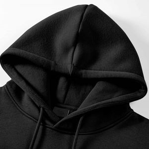 High Quality Heavyweight Cotton Streetwear <b>Fleece</b> Sweatshirt Custom 400 500 Gsm Embroidery Logo <b>Oversized</b> <b>Hoodies</b> <b>Men</b> - Product Image 2