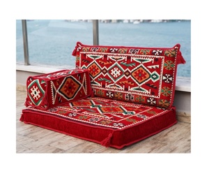 Asientos de suelo árabe Sofá de suelo árabe Piso de asiento Árabe | 90x70x10cm 3 piezas 1 Juego - Product Image 1