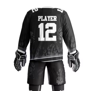 Uniforme de hockey sur glace de style populaire meilleure vente uniforme de hockey sur glace à prix abordable uniforme de hockey sur glace - Product Image 6