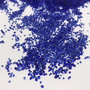 Fabrikpreis 1-3mm Kobaltblaue Unregelmäßige Glasperlen Glassteine für Schwimmbad-Innenverkleidung - Product Image 4