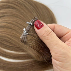 100% paket rambut <span class=keywords><strong>Sensual</strong></span> alami selaras ekstensi rambut lapisan Genius Remi manusia ditarik ganda - Product Image 2