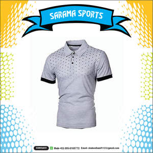 Vêtements d'affaires été 2024, vente flash, 100% coton biologique pour polo avec col et logo imprimé personnalisé, option taille plus - Product Image 3