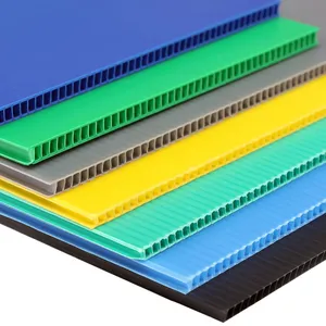 Tablero de protección de piso estriado de PP temporal ignífugo de calidad estándar Hoja corrugada de PP PARA VENTA DE EXPORTACIÓN - Product Image 2