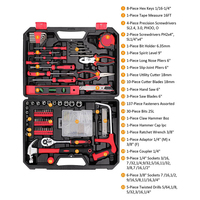 Ifixpro Kit d'outils de bricolage en gros Kit d'outils à main ménager général 226 pièces ensemble d'outils de mécanique