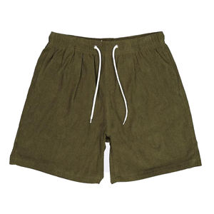 Pantalones cortos deportivos de felpa francesa de algodón pesado para hombre personalizados, lavado ácido desteñido, estampado bordado de estilo callejero Vintage de calle - Product Image 1