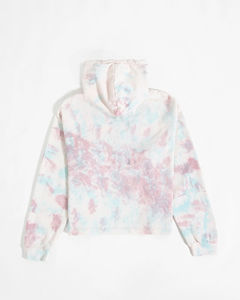 Sudadera con capucha de manga larga a la moda para mujer de alta calidad, superventas, estilo Tie Dye con bordado, Tops de temporada de invierno, cuello con capucha - Product Image 4