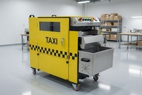 Suiser Makine Notenroostermachine 15 kg/uur RVS Elektrisch met bedieningspaneel en wielen