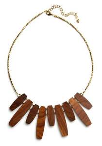 Collier en bois de qualité d'exportation à forte demande Bijoux de mode pour femmes et filles - Product Image 6
