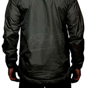 Veste coupe-vent pour homme avec logo personnalisé disponible, fabrication en usine, fermeture éclair à moitié, imperméable, personnalisation de la marque - Product Image 4