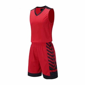 Uniforme de basket-ball personnalisé de haute qualité maillot de basket-ball noir et rouge toute couleur hommes femmes maillots de basket-ball - Product Image 5