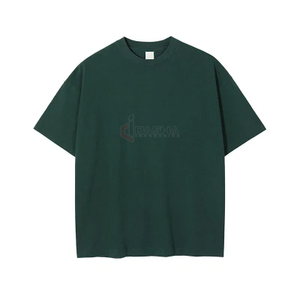 2024 verano adultos gran tamaño 100% algodón camiseta peso pesado alta calidad logotipo personalizado impresión al por mayor camiseta personalizada - Product Image 4