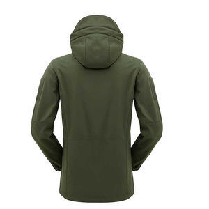 Fourniture directe d'usine-Veste Softshell d'hiver pour hommes Coupe-vent léger avec col à capuche Nouvelle arrivée Toile de mode d'hiver - Product Image 6