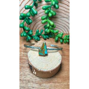 Donovan Skeets Kingman Turquoise & Sterling Silver Fashion Cuff Bracelet - Product Image 4