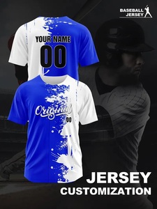 เสื้อเจอร์ซีย์เบสบอลทีมมาใหม่เสื้อทีมออกแบบได้ตามที่ต้องการสำหรับทุกเพศ - Product Image 3