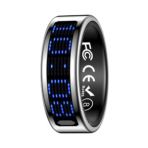 Anillo Tasbih Inteligente de Acero 2026, Contador de Oraciones, IP68, SpO2, Monitor de Actividad Física, Monitor de Sueño, Control por Aplicación Android IOS - Product Image 3