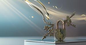 High Quality Safety Brass Keyed Padlock Hook Shape Brass Padlock Combination Security keyed Padlock Antique Laxmi ji <b>Lock</b> - Product Image 2