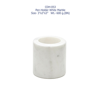 Calacatta-Support de Lumière de Thé Écologique Fait à la Main en Marbre Blanc pour Décoration de Fête de Mariage à la Maison Moderne
