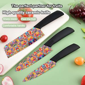 Cuchillo de Chef de Cerámica con Mango de Plástico, Ambidiestro, Apto para Lavavajillas, para Cocina Casera, Suministro al por Mayor, Venta Caliente - Product Image 4