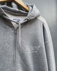 Sweat-shirts d'hiver pour hommes les plus vendus, nouveau design, coupe classique, fermeture éclair intégrale, 100 % coton, fabriqués au Pakistan, faible MOQ, impression sérigraphique en gros - Product Image 5