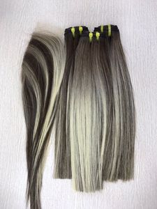 ผมต่อผมตรงกระดูกสีออมเบรเกรด SDD ผมมนุษย์แท้แบบมัดด้านหน้าสำหรับผู้หญิง - Product Image 5