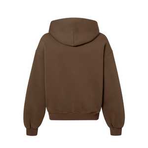 Sweat à capuche oversize d'hiver avec poche kangourou, imprimé personnalisé, 100% coton, molleton lourd, écologique - Vente en gros OEM - Product Image 2