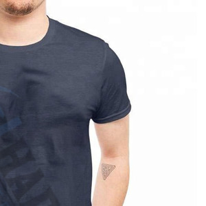 T-shirt homme coton Polyester imprimé pull homme t-shirt quantité DIY OEM personnalisé - Product Image 2