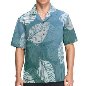 Chemise de plage décontractée à manches longues pour homme, respirante, pour les vacances d'été et le port quotidien - Product Image 1