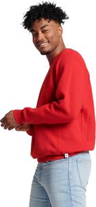 True <b>Red</b> <b>Men's</b> Dri Power Crew Neck Winter <b>Sweatshirt</b> Classic Cotton Fleece Oversized Quick Dry Soft Comfortable Warm Pullover - Product Image 3